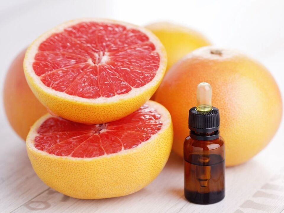 Grapefruit olaj az arcbőr fiatalítására, fehérítésére és fertőtlenítésére